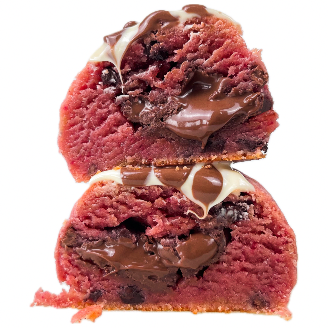 Red Velvet Brownie Monster Cookie