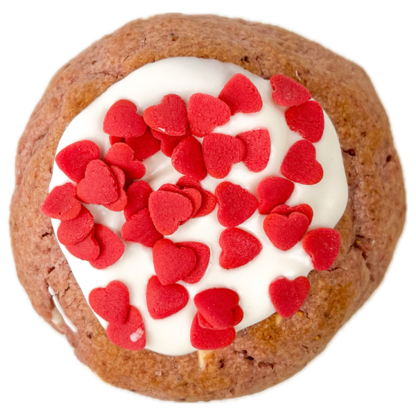 White Chocolate Strawberry Monster Cookie